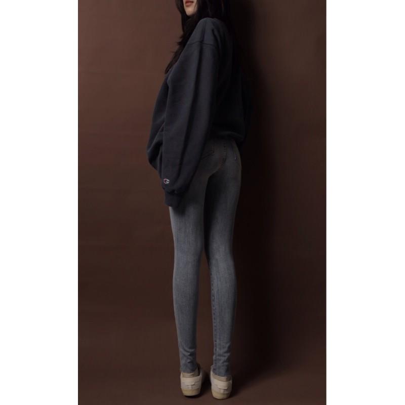 QUẦN JEANS SKINNY XÁM