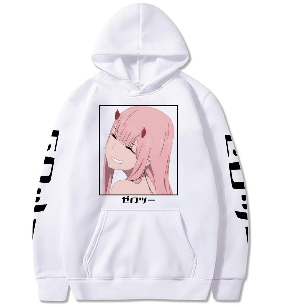 HOT NEW Zero Two Hoodies Anime Darling In The Franxx Nam nữ Unisex