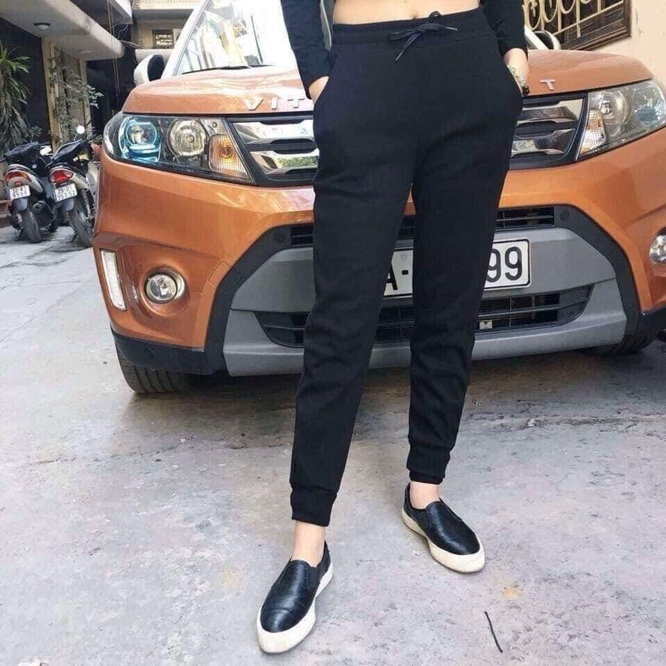 QUẦN JOGGER NỮ CHẤT LEN DÀY ĐẸP