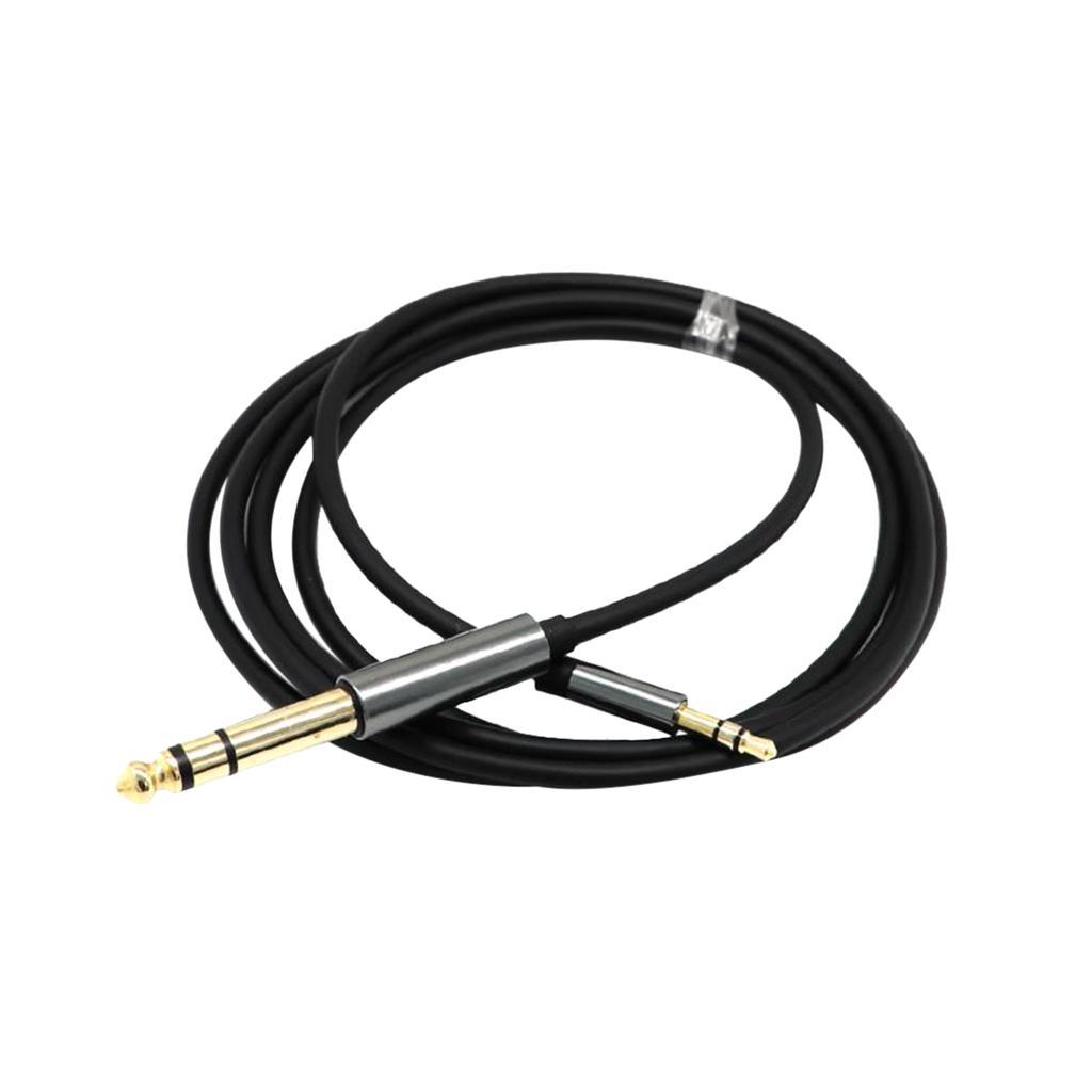 3.5mm 1/8" Male to 6.35mm 1/4" Male TRS Stereo Audio Cable