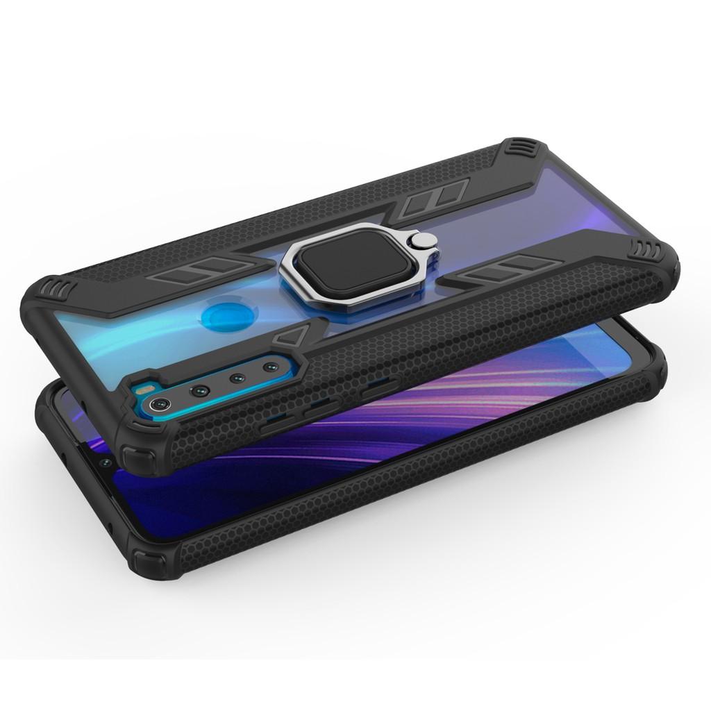 Ốp lưng Xiaomi Redmi Note 8 iRON MAN IRING TRONG SUỐT Nhựa PC cứng viền dẻo chống sốc