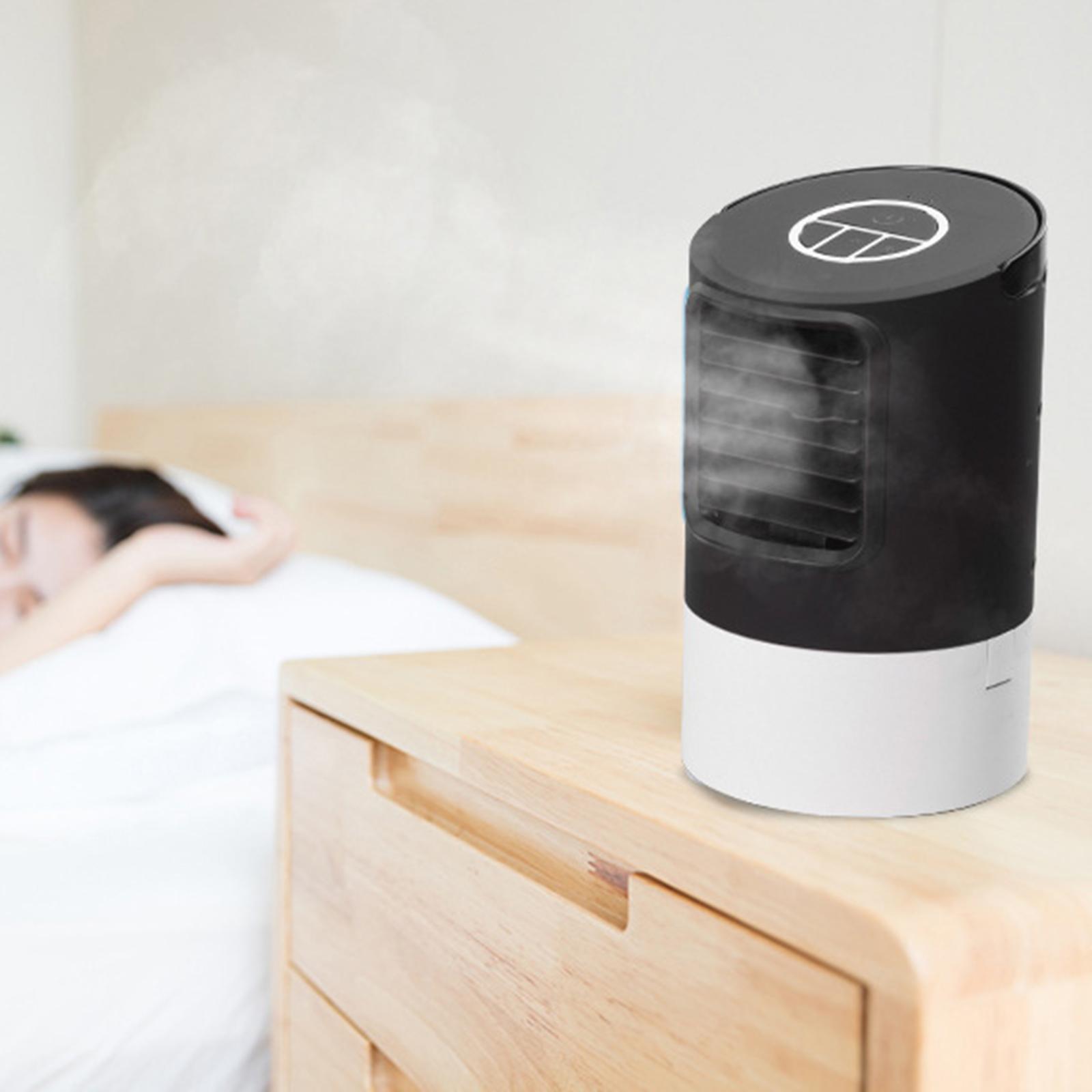 Mini Air Conditioner Fan Bedroom Air Cooler with Timer EU Plug