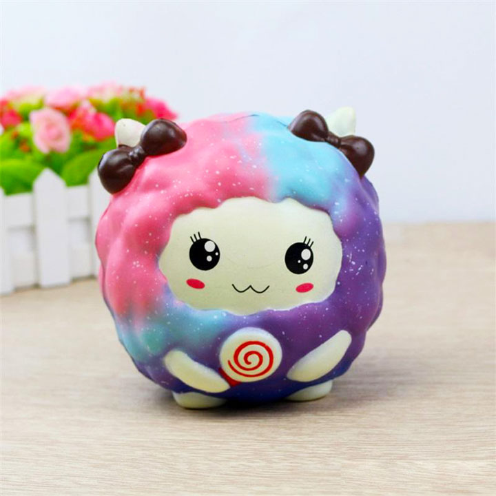 Squishy chú cừu galaxy hàng siêu mềm quà tặng cho bé