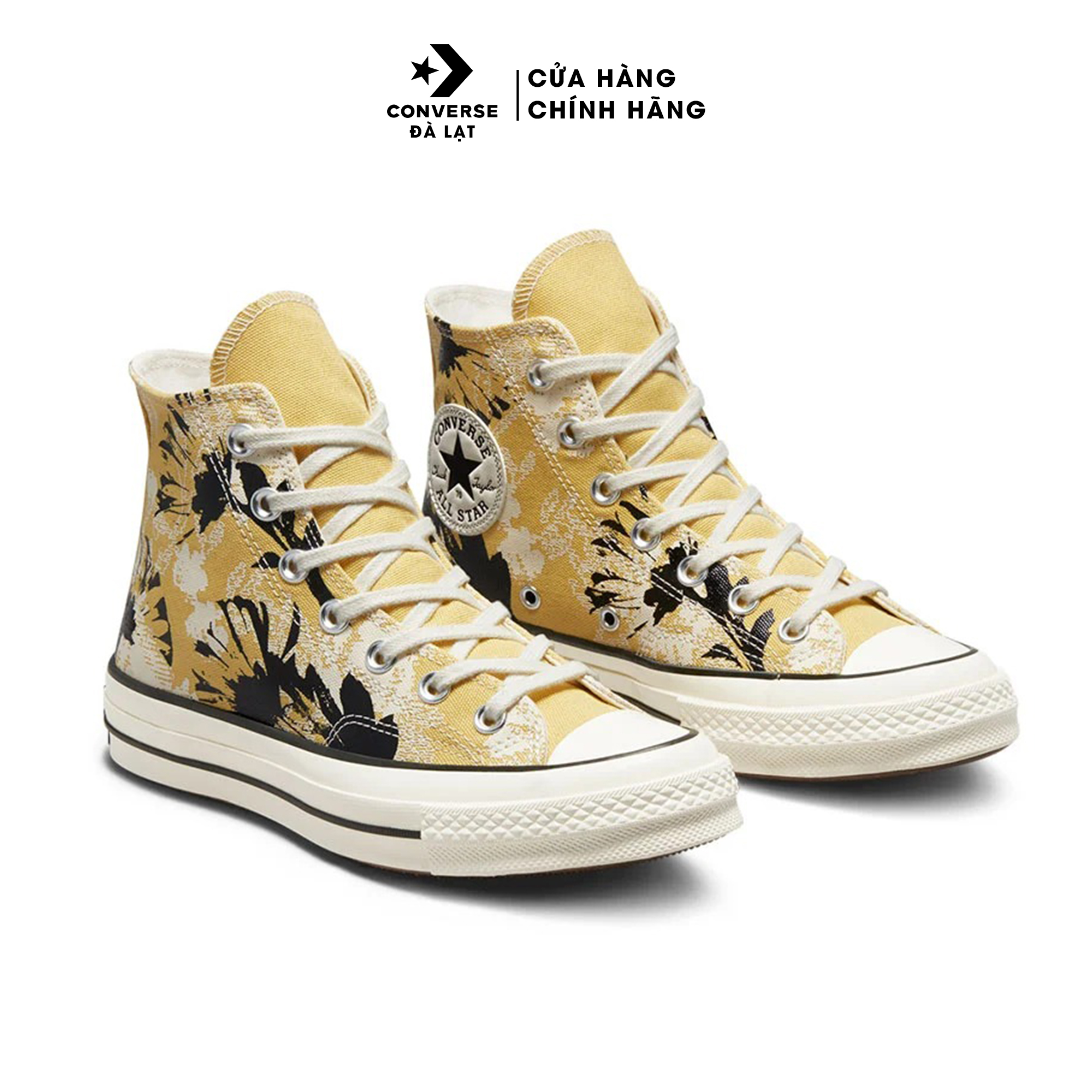 Giày thể thao cổ cao Converse Chuck 70 Hybrid Floral - 571581C