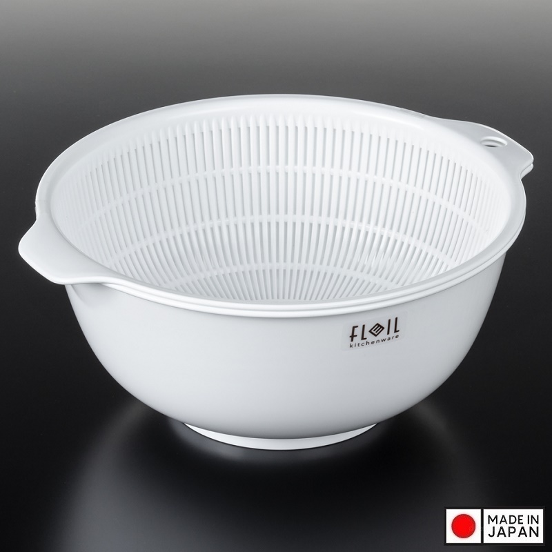 Hộp đựng/cất bảo quản thực phẩm + 01 Rổ nhựa 2 lớp cao cấp - Hàng nội địa Nhật Bản.
