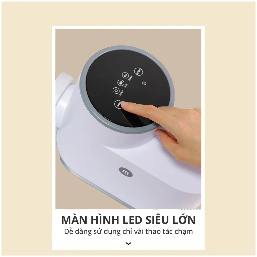 Máy sưởi chăn nệm Mishio MK308 tặng kèm đầu sấy quần áo, sấy giày - hàng chính hãng