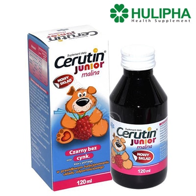 siro cerutin junior raspberry flavor (mâm xôi) tăng sức đề kháng hô hấp, trẻ biếng ăn, thành phần tự nhiên dành cho bé - lọ 120 ml 2