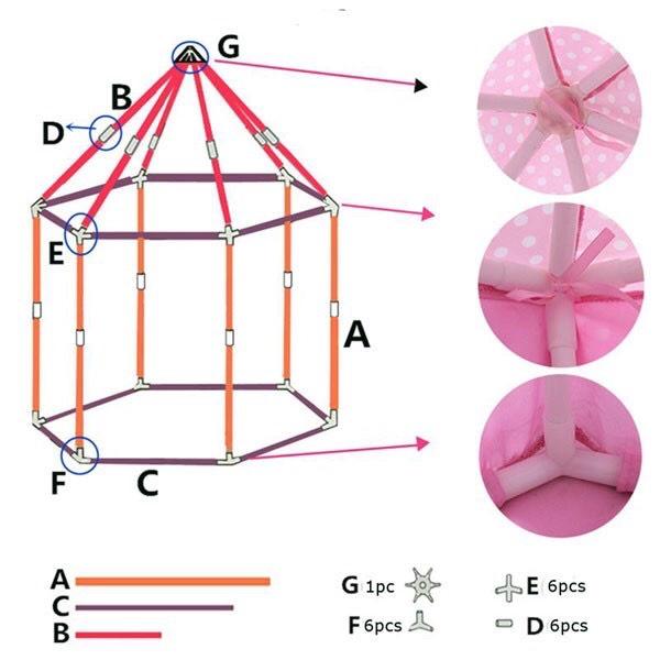 Lều công chúa phong cách Hàn Quốc cho bé