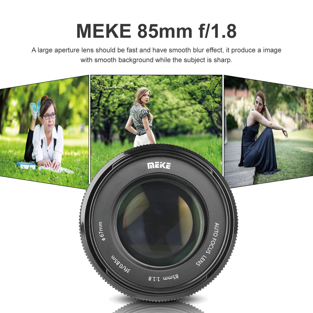 Ống kính Meike AF 85mm f1.8 Full- Frame for Canon - Hàng Nhập Khẩu