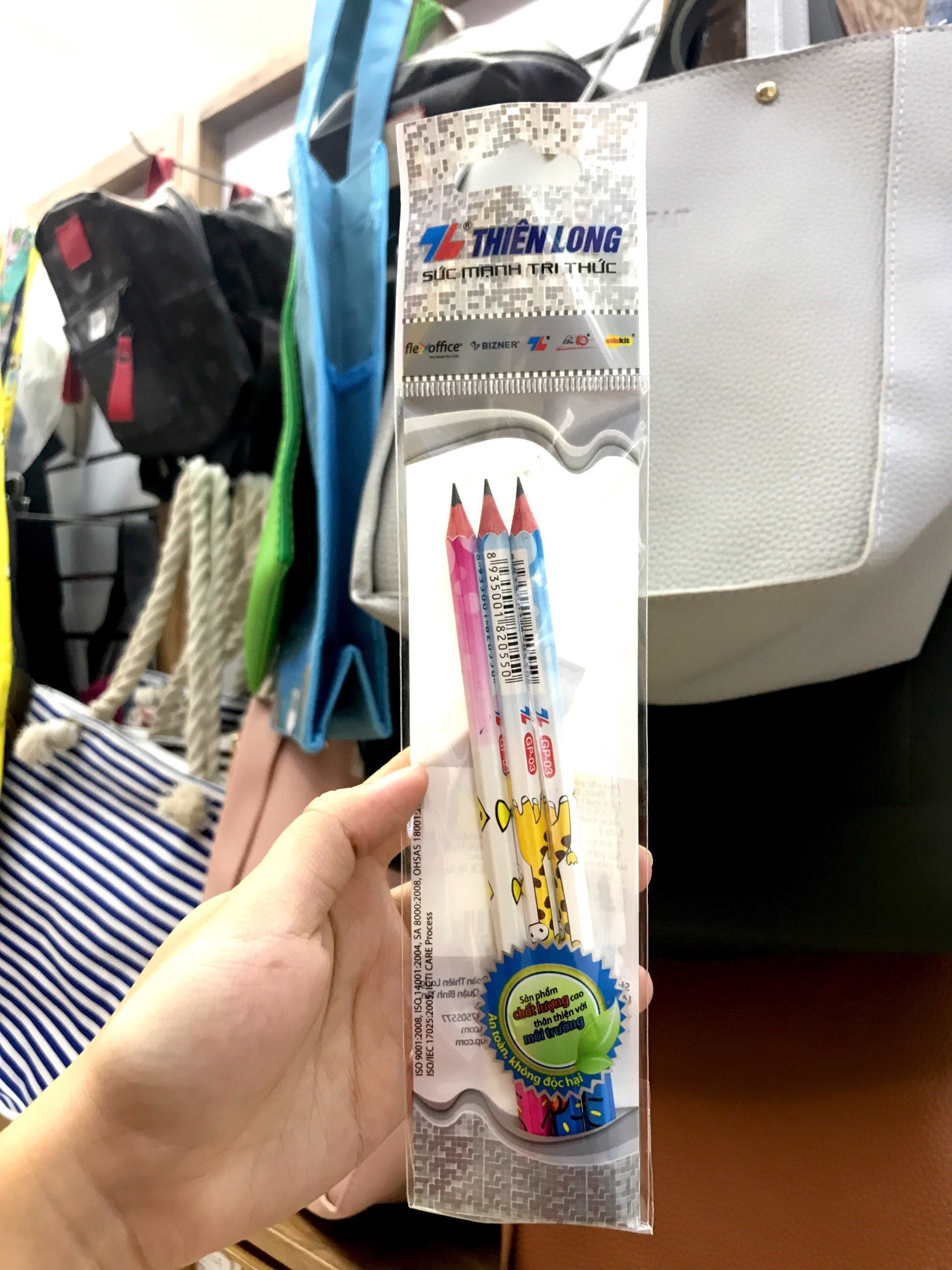 Bộ 2 Vỉ 3 Bút Chì Gỗ GP-03