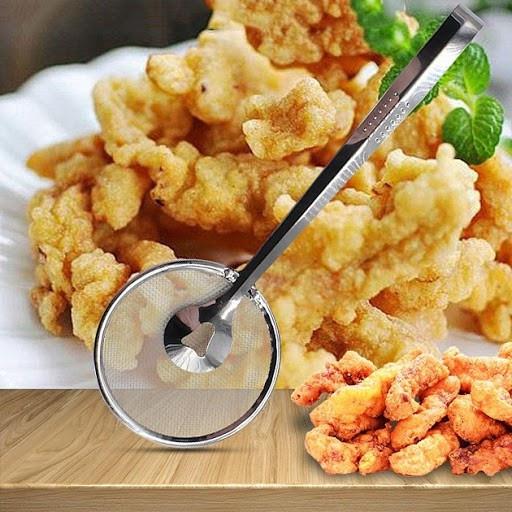 KẸP DỤNG CỤ GẮP ĐỒ CHIÊN ĐỒ NÓNG CÓ LƯỚI CHỐNG NÓNG RÁO DẦU TIỆN LỢI - DỤNG CỤ GẮP CHIÊN 2IN1 CHỊU NHIỆT TỐT KHÔNG GỈ