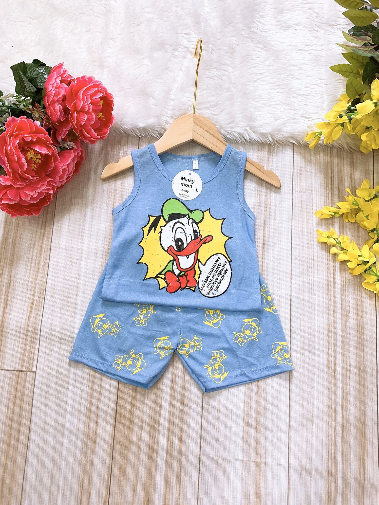 Đồ bộ bé gái, đồ bộ bé trai, bộ sơ sinh cho bé size 5-9kg chất cotton mềm mịn mát