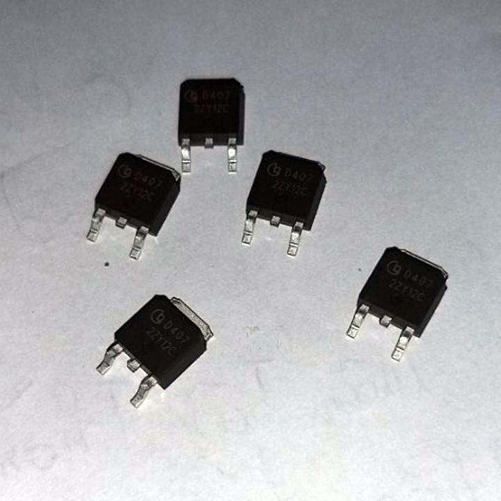 Kênh dán,mosfex dán D407 combo bộ 10