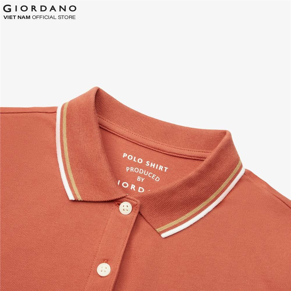 Áo thun ngắn tay có cổ nữ polo Giordano 05311260