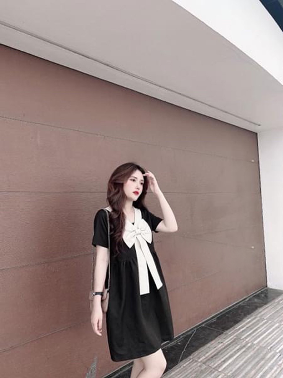 Đầm bầu công sở dễ thương