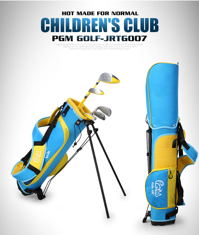 Bộ Gậy Golf Trẻ Em Pickcat - 9 đến 12t - Vàng &amp; xanh