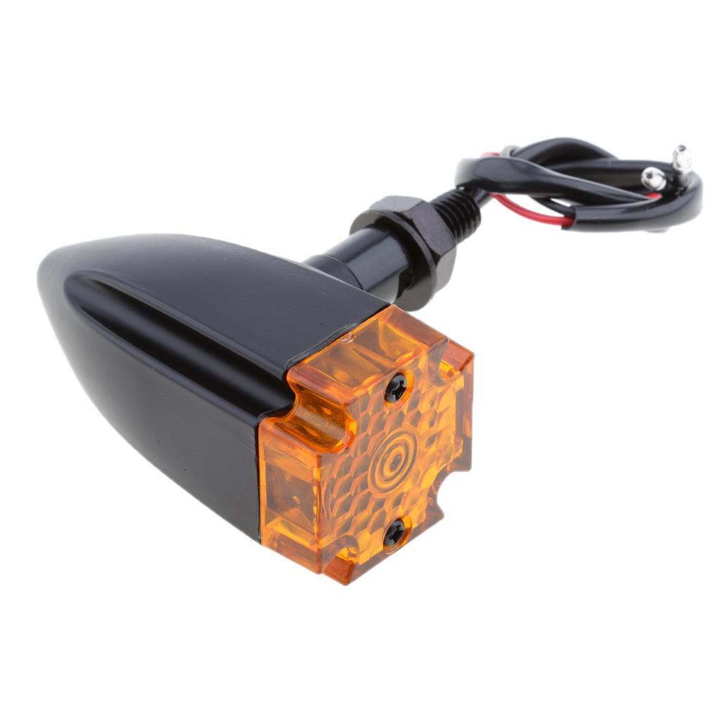 Pair Amber Light For Motorcycle Front Rear Turn Signal Indicator Bulb