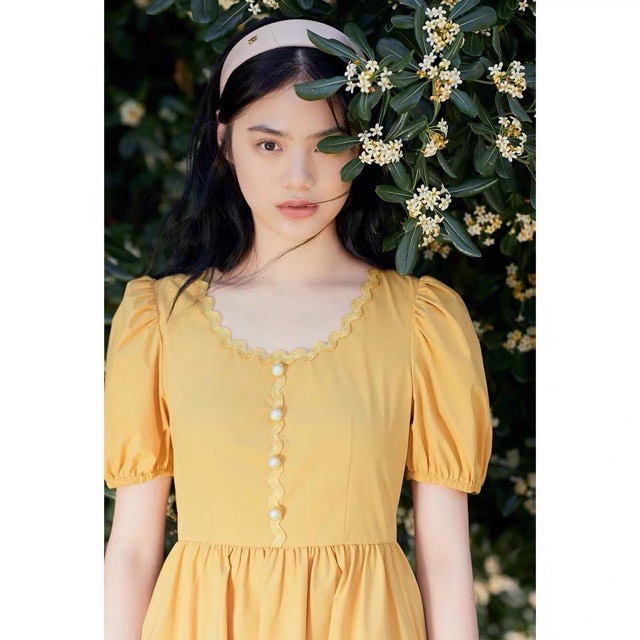 Váy xòe 2 mầu dư sịn