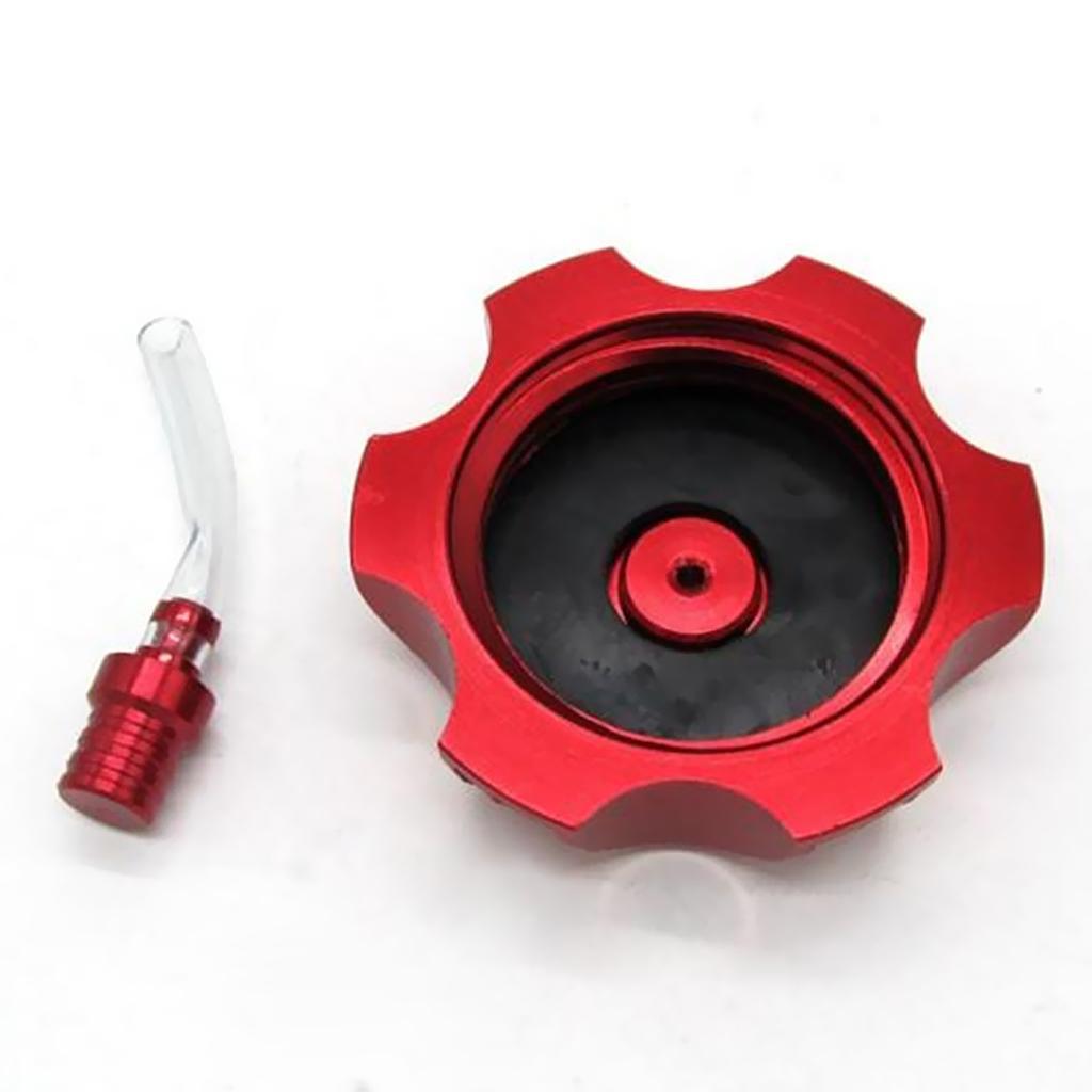 CNC Gas Fuel   Breather Vent Dirt  for 110 125 140cc Red/Black