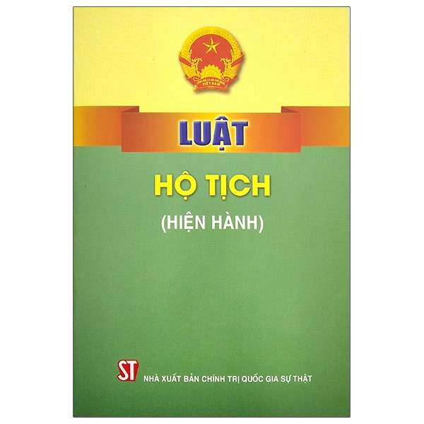 Luật Hộ Tịch Hiện Hành