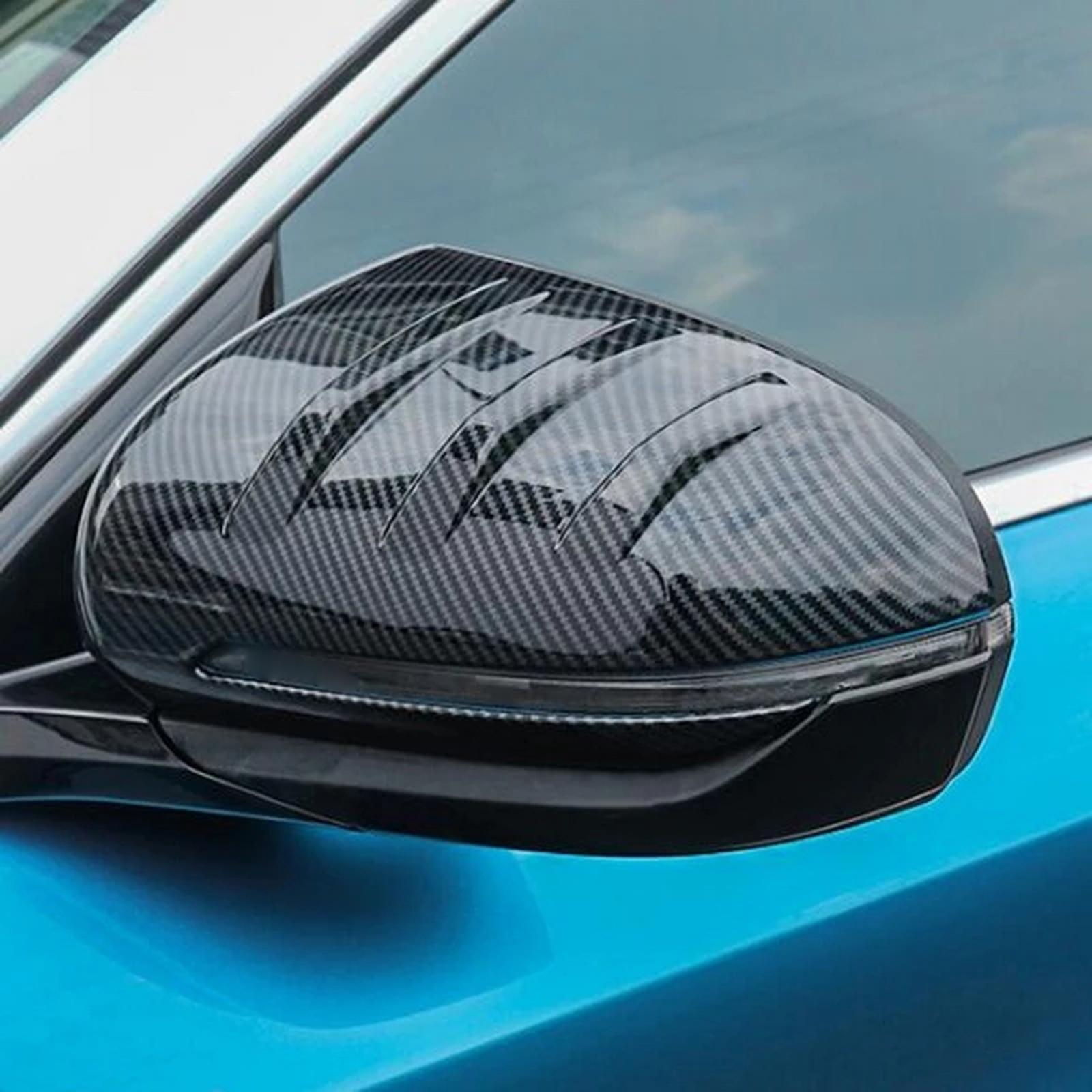Rearview Mirror Cover Trim Durable Exterior Accessory Decoration for Automobile
