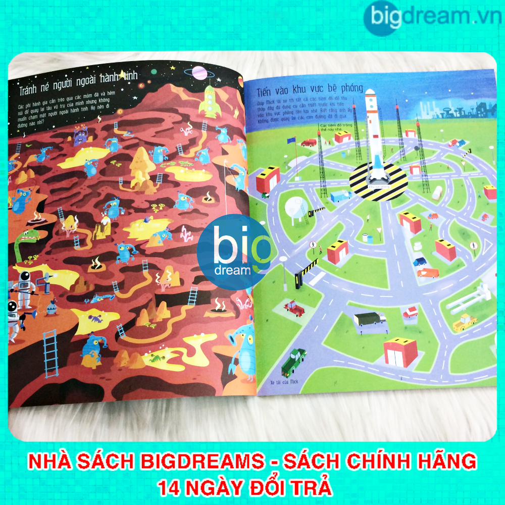 Mê Cung Phát Triển Tư Duy Du Hành Vũ Trụ - Rèn luyện khả năng tập trung, phát triển thị giác và trí thông minh