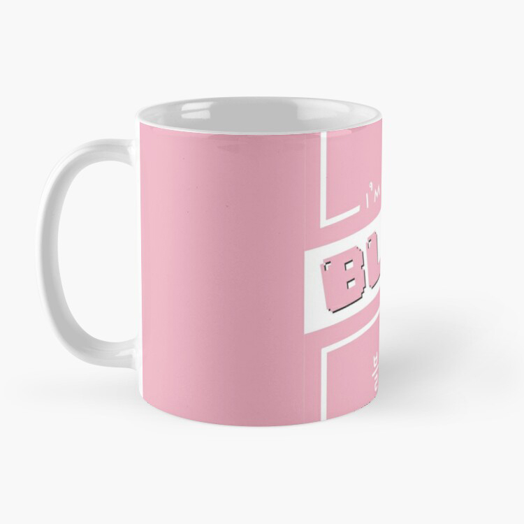 Cốc uống nước BlackPink Logo nhóm ly sứ có quai