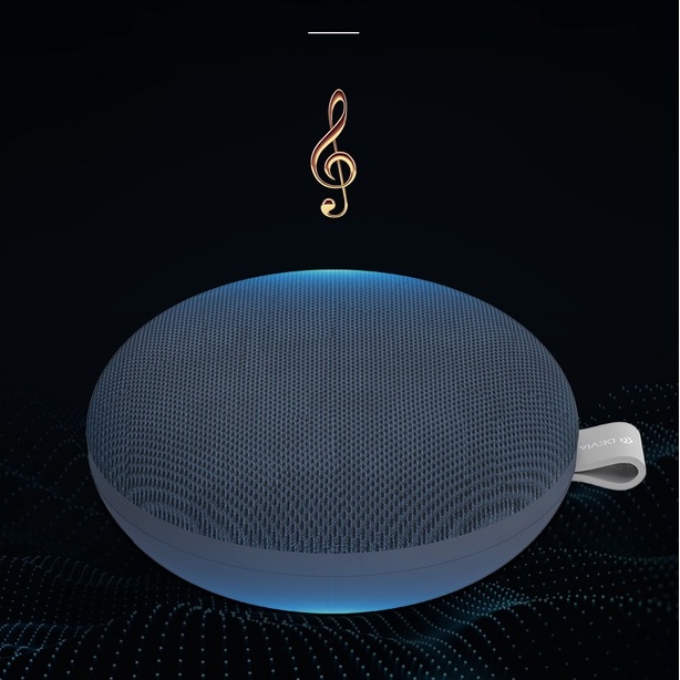 Loa Bluetooth Mini Không Dây Devia Kintone Series Fabric - Hàng Chính Hãng