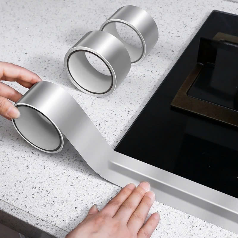 5cm x 16mét Băng Keo Giấy Bạc Nhôm Chịu Nhiệt Chống Nước Để Vá Thau Rổ, Chống Thấm Nhà Bếp Vá Ống Nước Thau Chậu