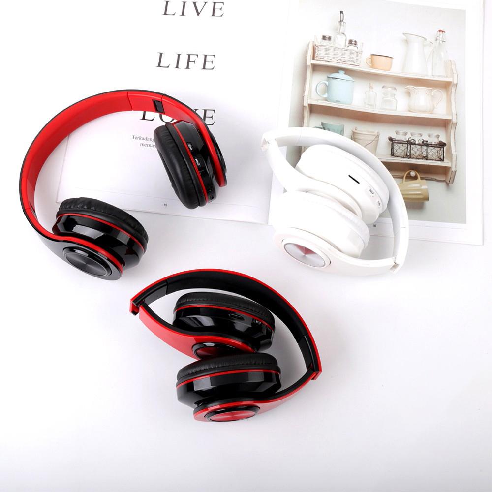 Blutooth Lớn Casque Âm Thanh Cordless Wireless Headphone Tai Nghe Auriculares Bluetooth Tai Nghe Cho Máy Tính Điện Thoại Đầu PC Với Mic