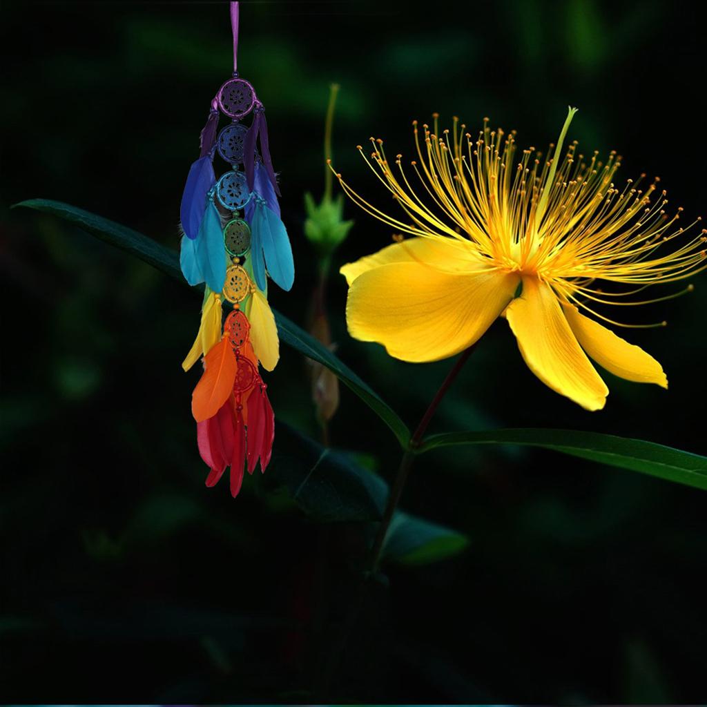 Nhiều Màu Sắc Bằng Dream Catcher Mặt Dây Chuyền Nghề Tặng Nhà Xe Trang Trí Tường
