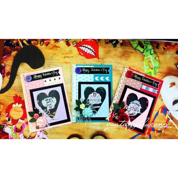 Thiệp Handmade "All you need is love"