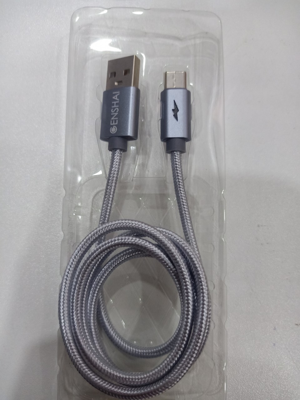 Cáp sạc nhanh Genshai GM9 cổng Micro USB 3A đèn led dài 1m