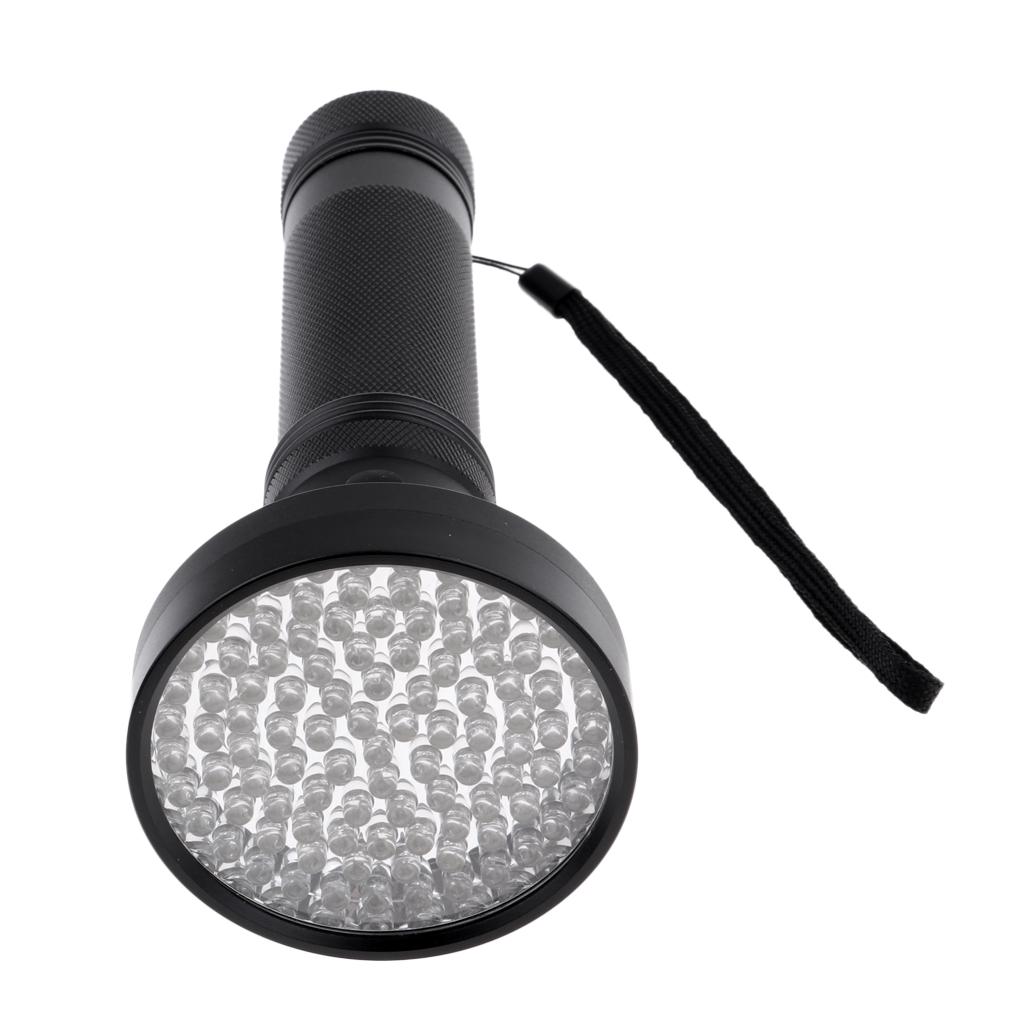 UV Ultraviolet Blacklight Flashlight Detector Light w/ Eye-protection Goggle