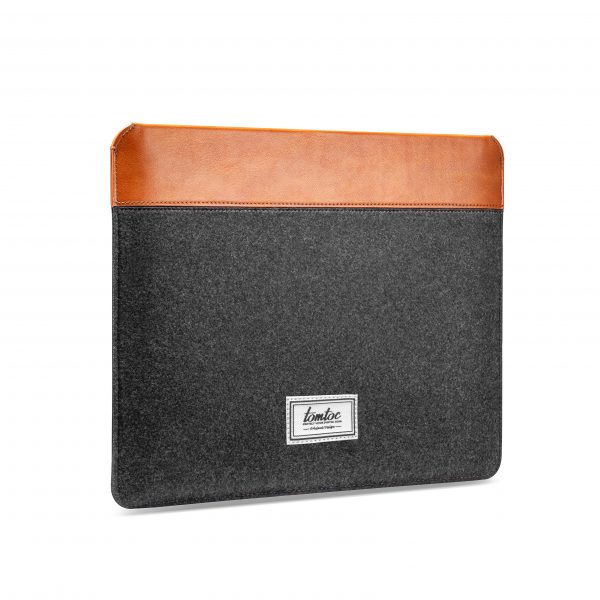 TÚI CHỐNG SỐC TOMTOC (USA) FELT &amp; PU LEATHER CHO IPAD - HÀNG CHÍNH HÃNG