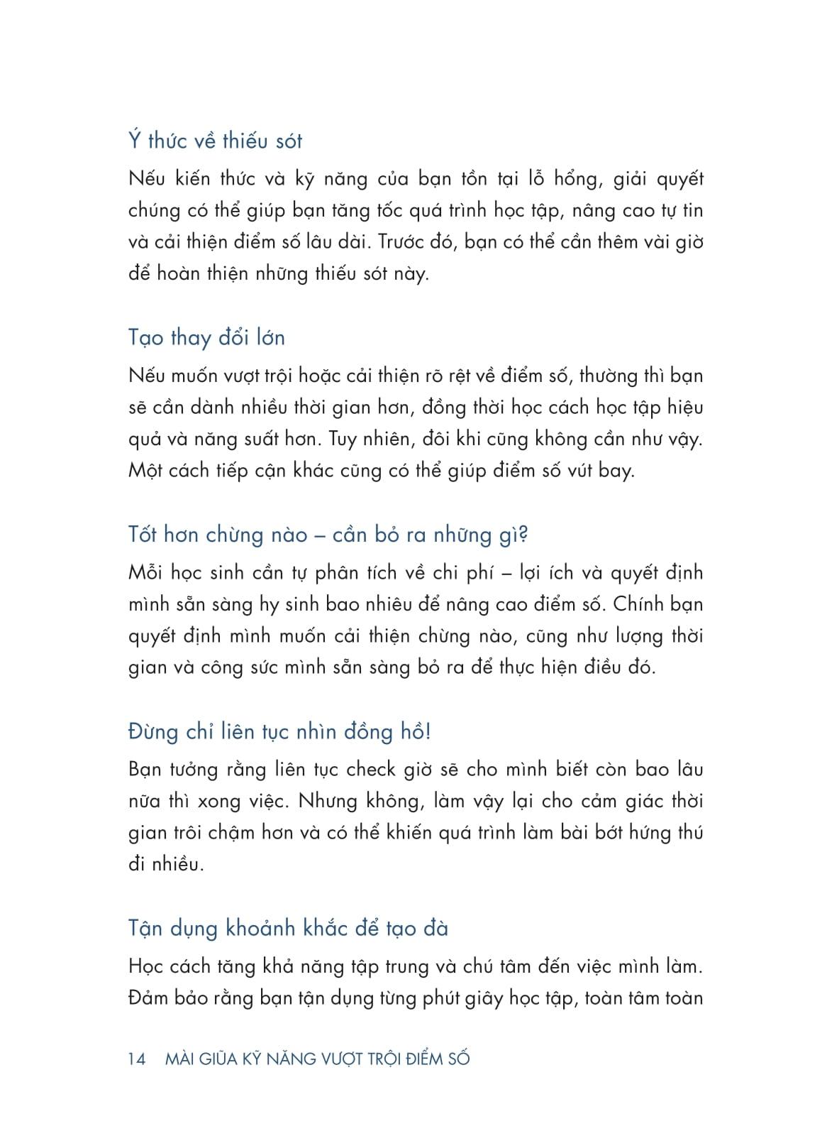 Mài Giũa Kỹ Năng - Vượt Trội Điểm Số