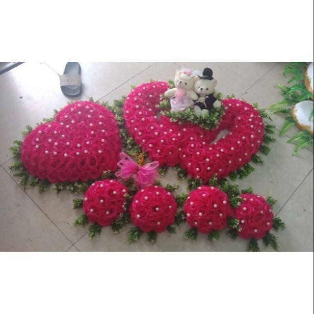 Bộ hoa xe cưới