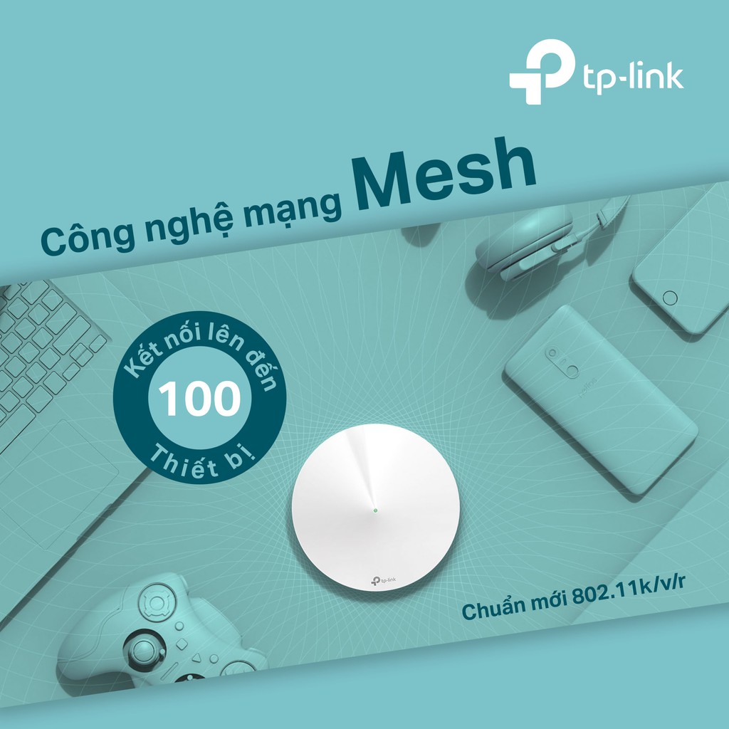 Bộ Phát Wifi Mesh TP-Link Deco M5 AC1300  - Hàng Chính Hãng