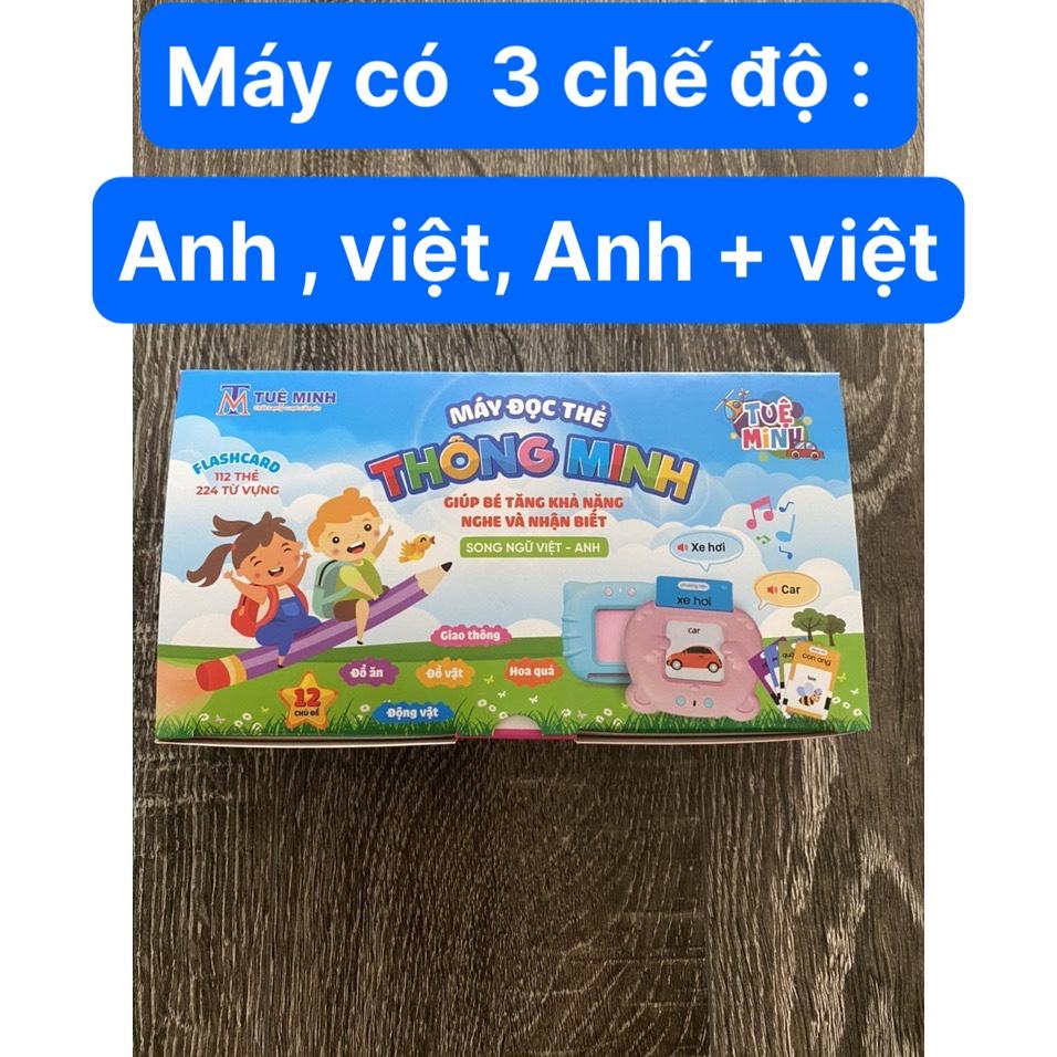 Máy đọc từ vựng Anh - Việt không sóng điện từ đồ chơi thông minh thẻ flashcard Tiếng Anh 224 từ vựng