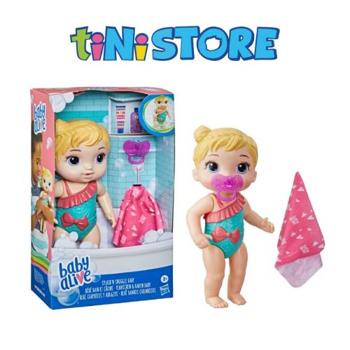 Bộ đồ chơi búp bê tóc vàng đi tắm Baby Alive