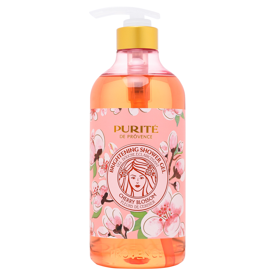 Combo 02 Chai Sữa Tắm Purité 850ml (Hoa Oải Hương + Hoa Anh Đào)