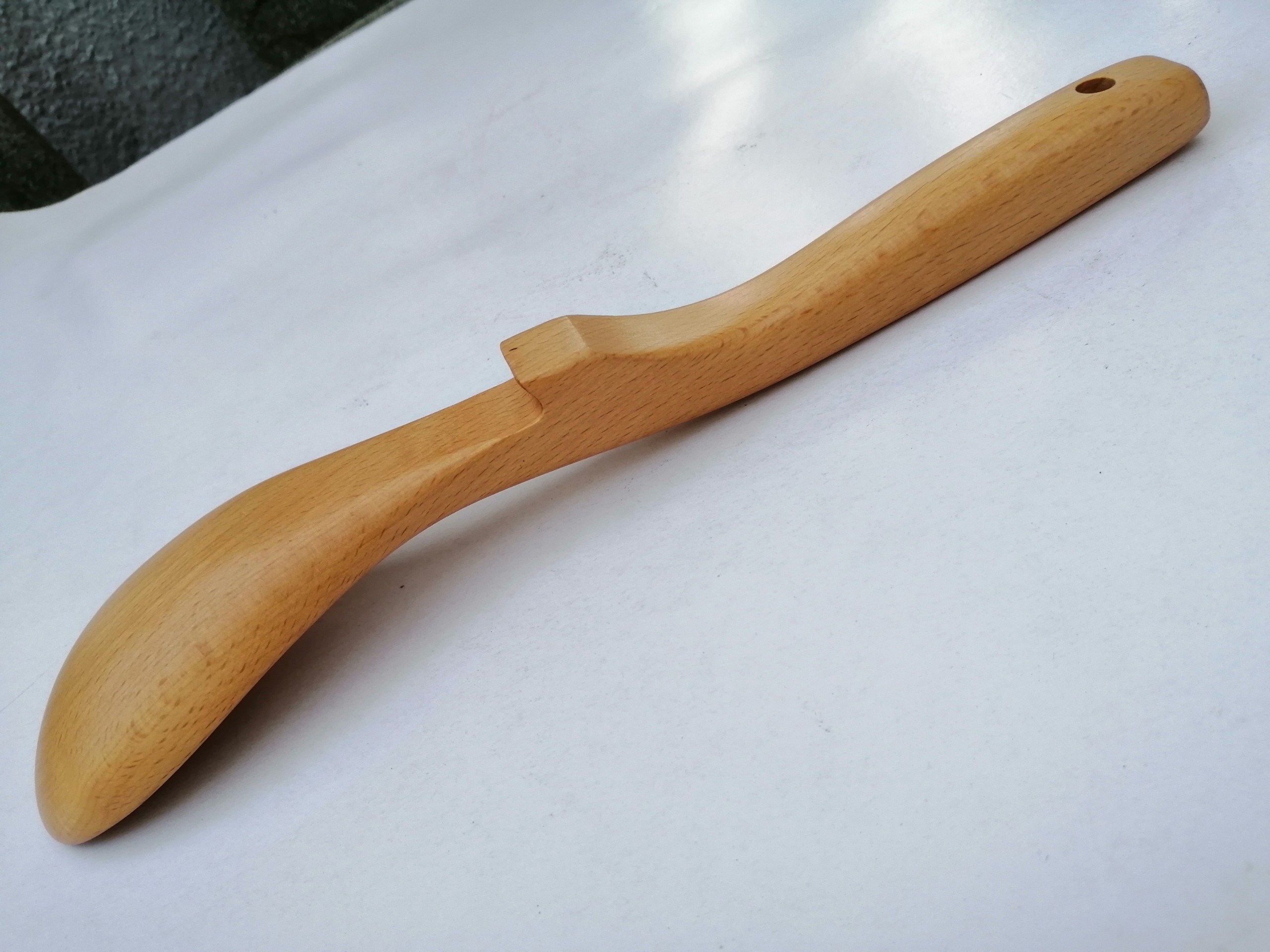 Muỗng Múc Canh Rau Có Đế Chân - Vá Gỗ TS03 ( 30 x 6.5 cm ) - Đồ Gỗ Nhà Bếp Thương Hiệu Trường Sơn