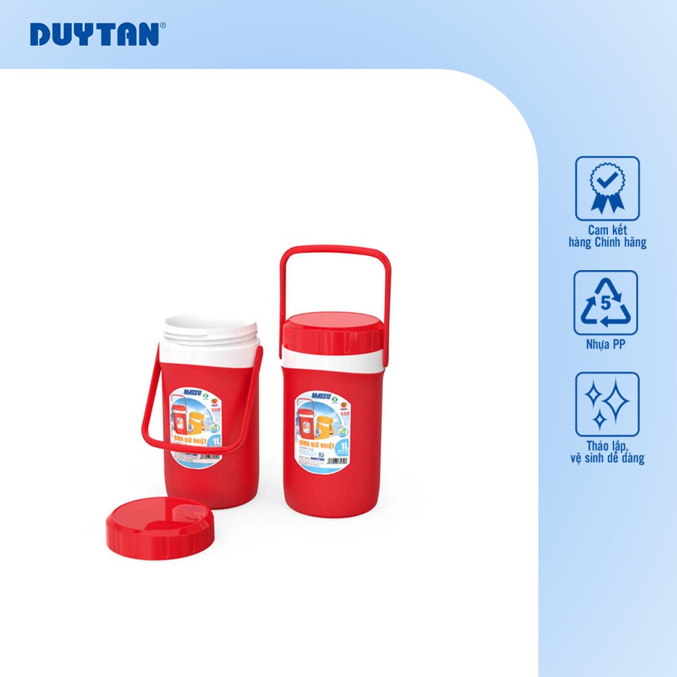 Bình giữ nhiệt nhựa DUY TÂN 750ml