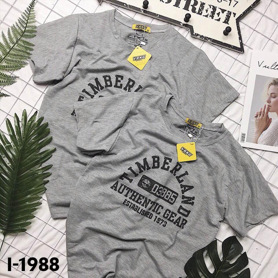 Áo Thun Hàn Xẻng In Chữ Đơn Giản - I1988