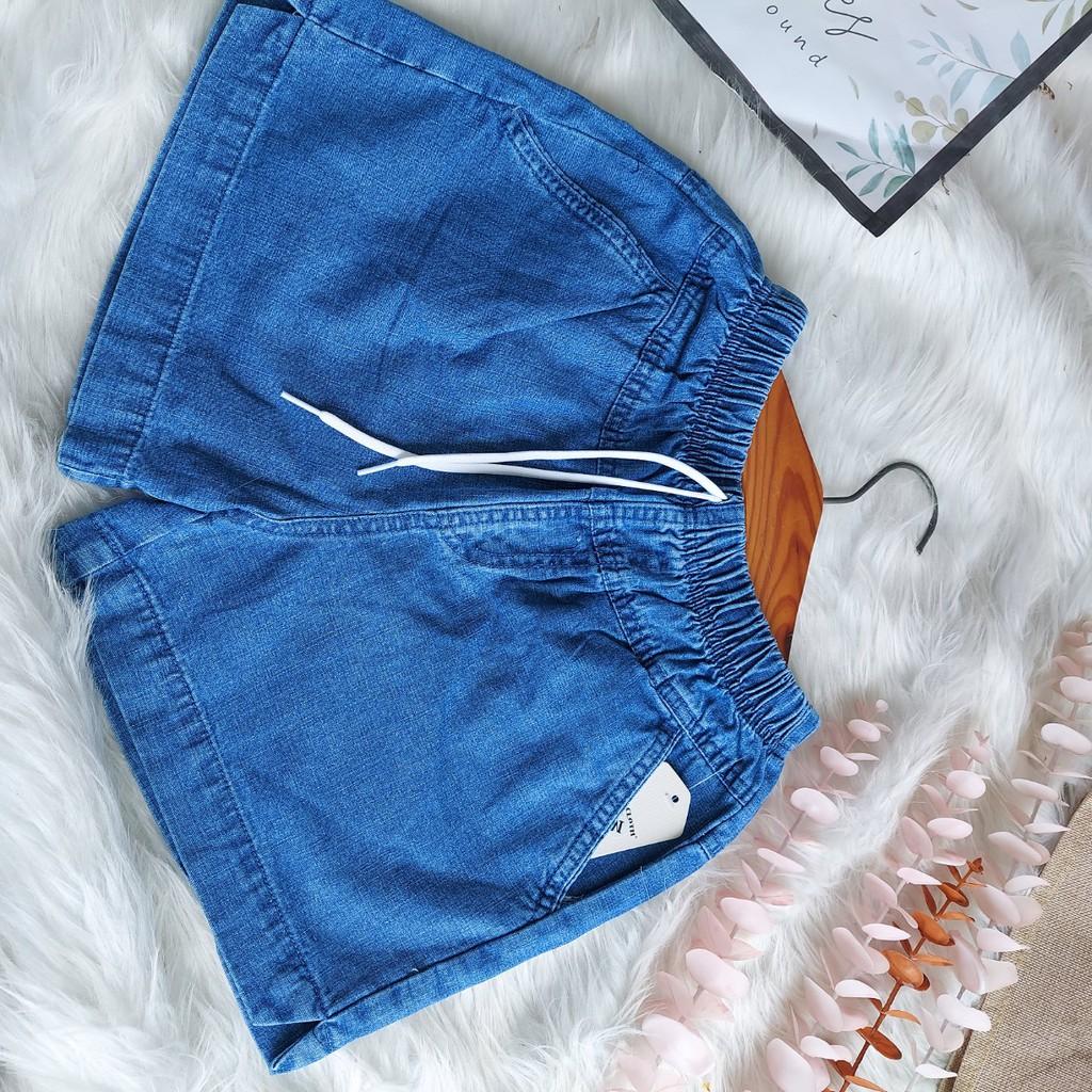Quần ngố nữ - quần bò giấy ngắn