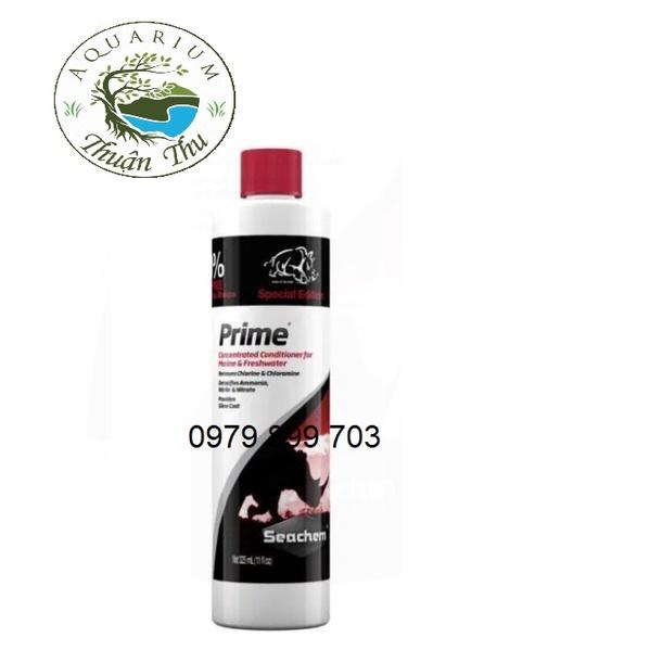 Seachem Prime - Khử độc nước cấp tốc 250ml 325ml - Dung dịch xử lý nước cao cấp khử clo, khử kim loại nặng