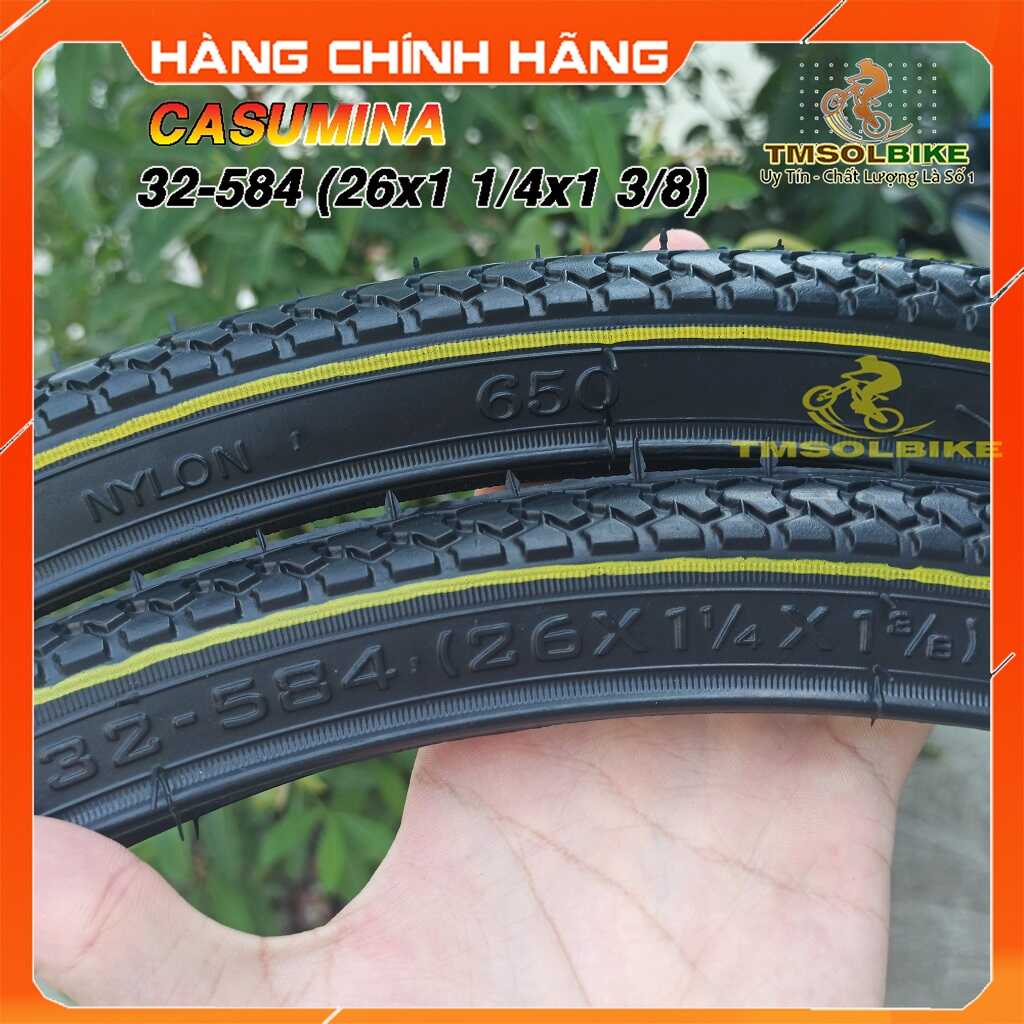 Vỏ Lốp Xe Đạp 26x1 1/4 x 1 3/8 CASUMINA