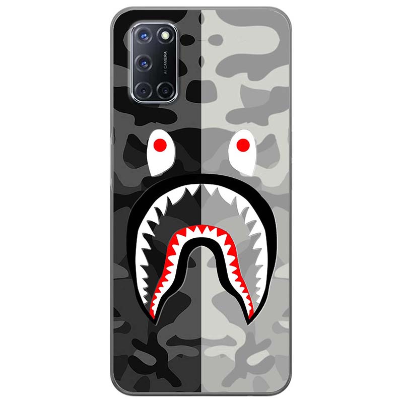 Ốp lưng dành cho Oppo A52  mẫu Bape