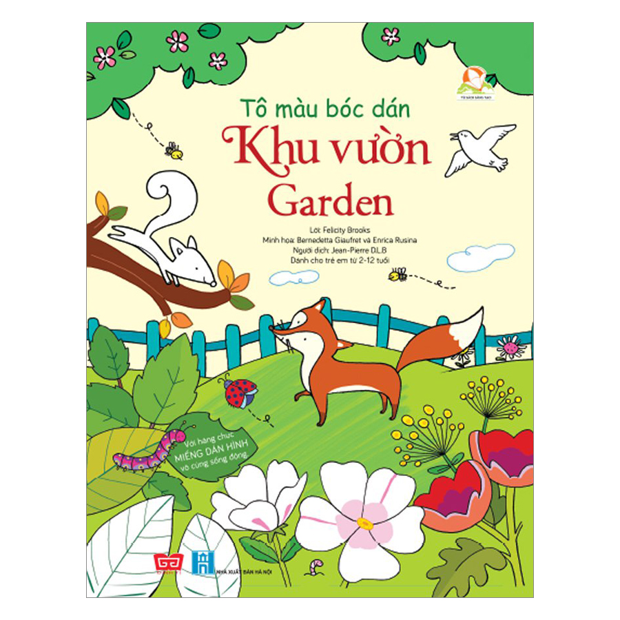 Tô Màu Bóc Dán - Khu Vườn - Garden