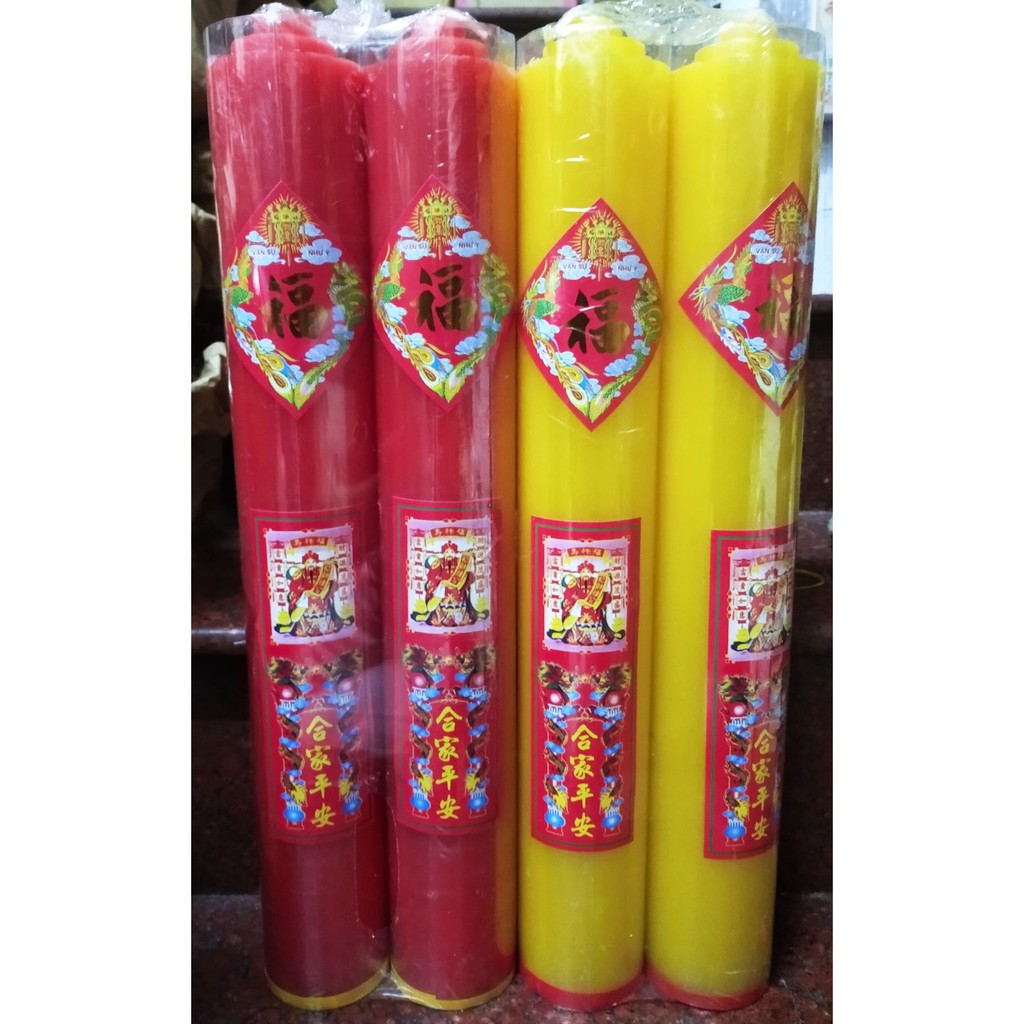 1 đôi đèn cầy 45cm